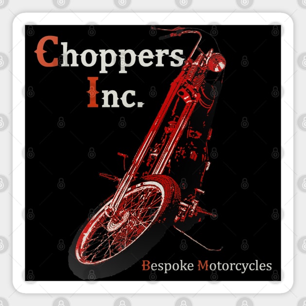 Choppers Inc 2 Magnet by motomessage